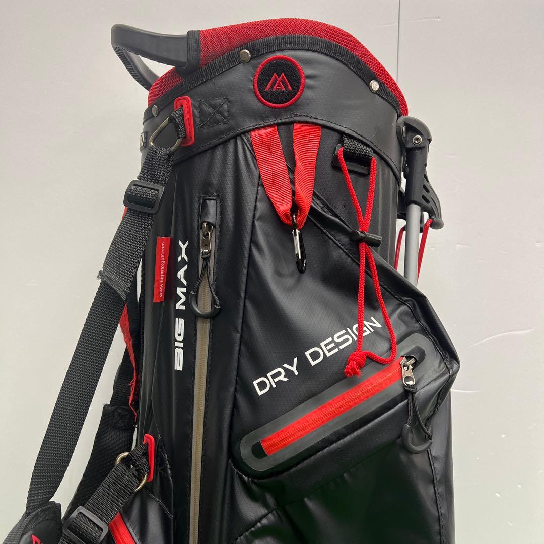 ビッグマックス　BIG MAX キャディーバック　8インチ ブラック　メンズ