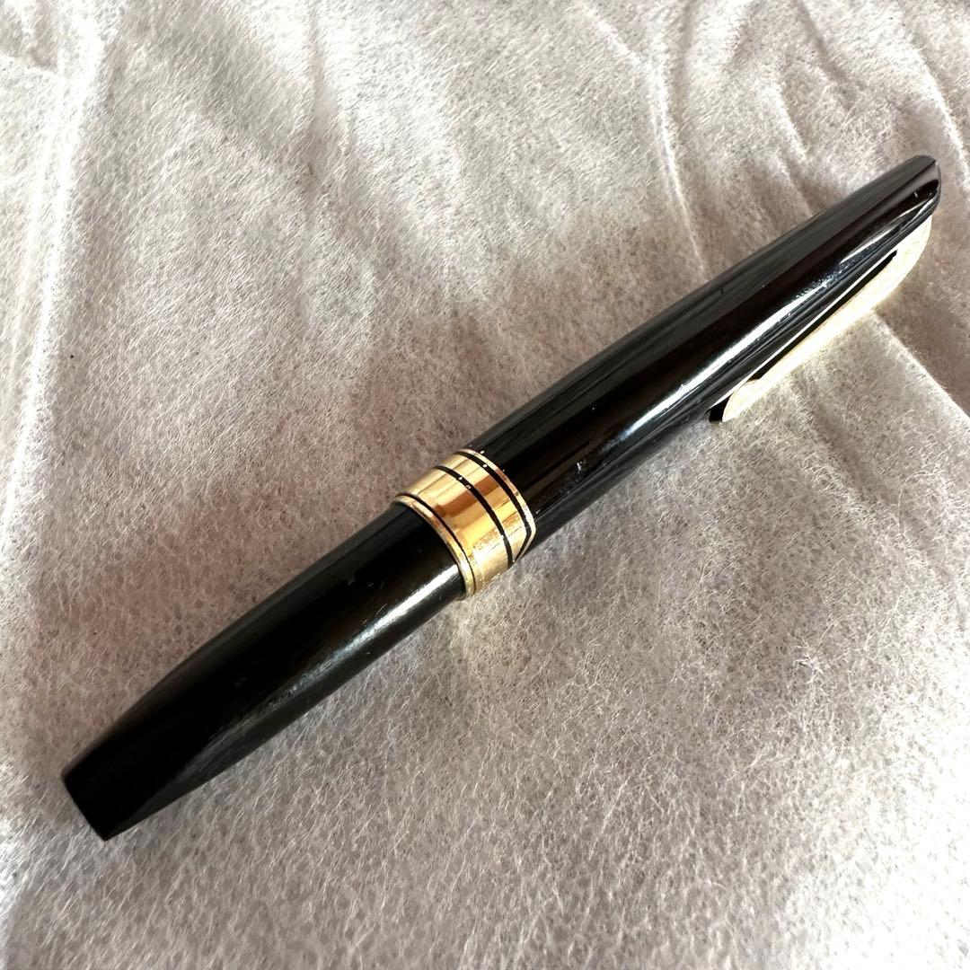 【美品】PLATINUM プラチナム 細字 万年筆 22K