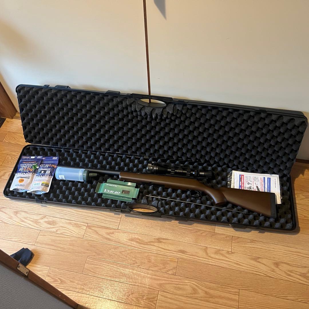 東京マルイ　VSR-10 スコープ、ライフルケース、BB弾付き！