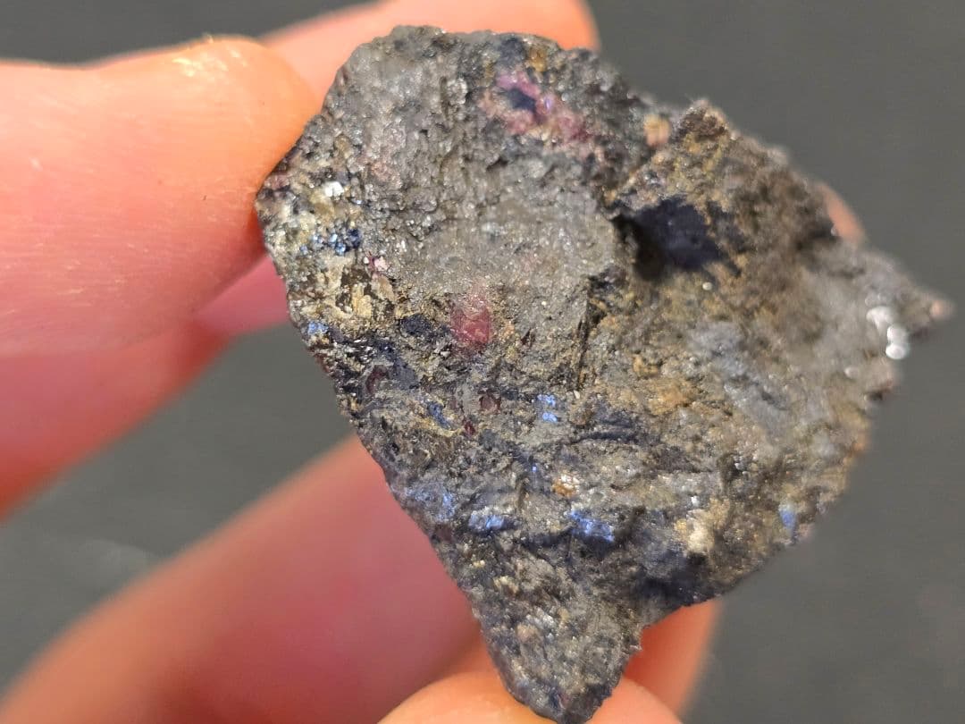 パイロクスマンガン 田口鉱山 自己採集品 原石