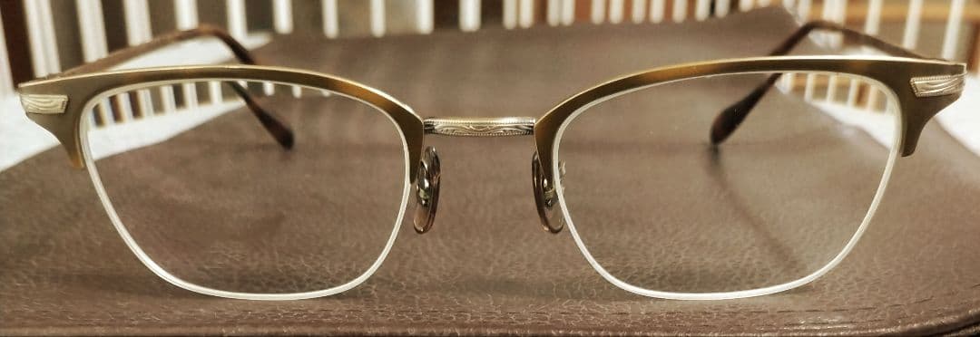 オリバーピープル メタルフレーム オーバルレンズ メガネ