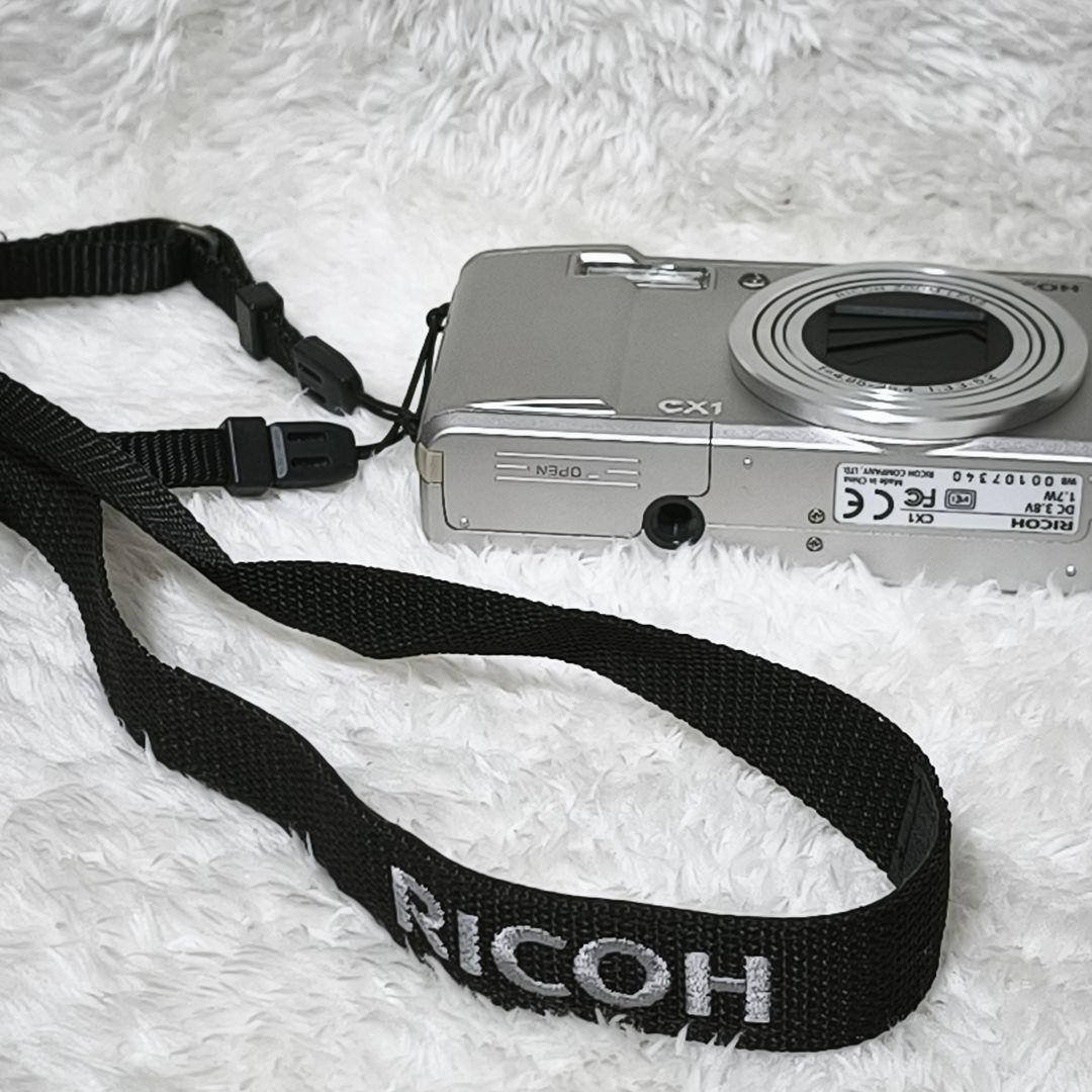 極美品✨RICOH CX1 リコー シルバー コンデジ デジカメ