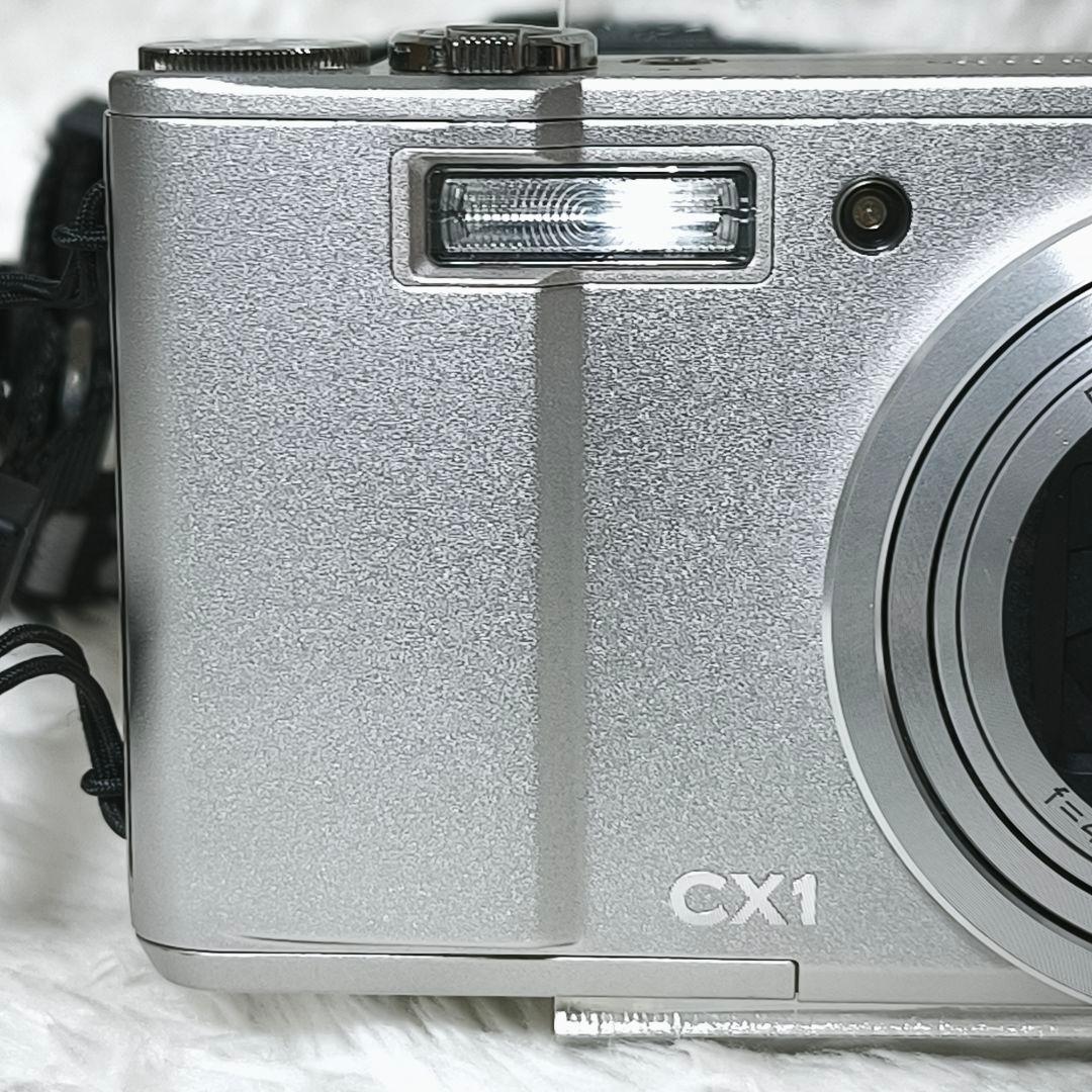 極美品✨RICOH CX1 リコー シルバー コンデジ デジカメ
