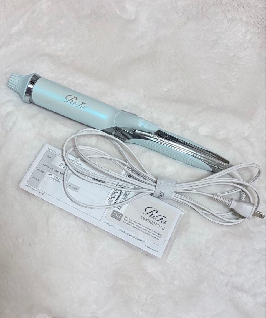 【ReFa】カールヘアアイロン ホワイト 38mm