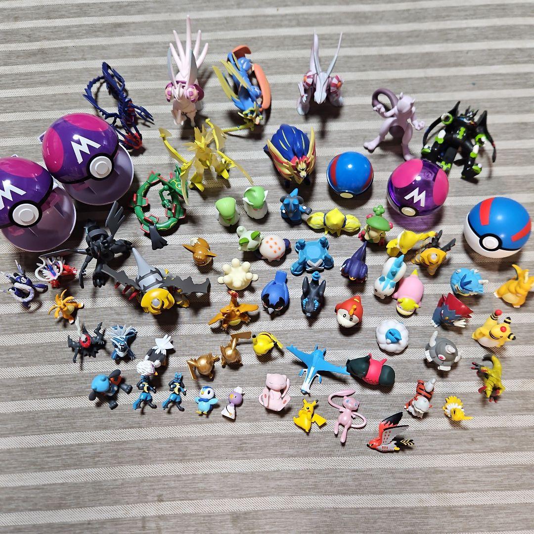 ポケモン フィギュア　モンコレ　 約60体セット ポケトルゼ付き(２個)