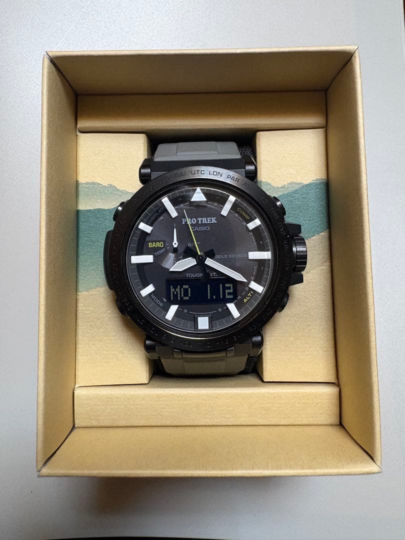 CASIO PROTREK 電波ソーラ時計 PRW-6620YFM プロトレック