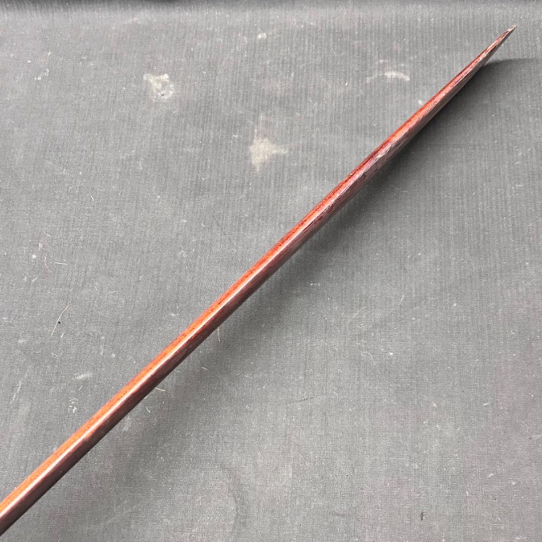 ▽※後右1105 アボリジニ 木製 槍 木彫り 彫刻 民族美術 部族 武具