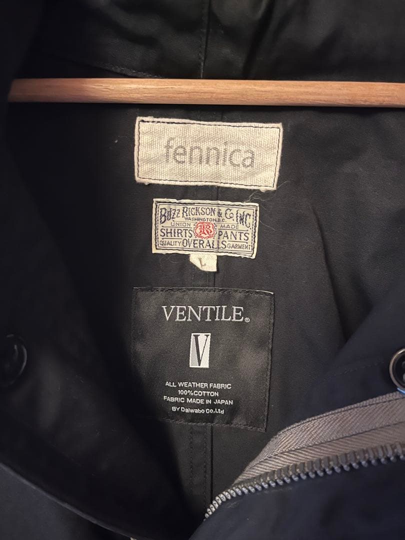 BUZZ RICKSON'S×fennica M-48 フィッシュテールパーカ