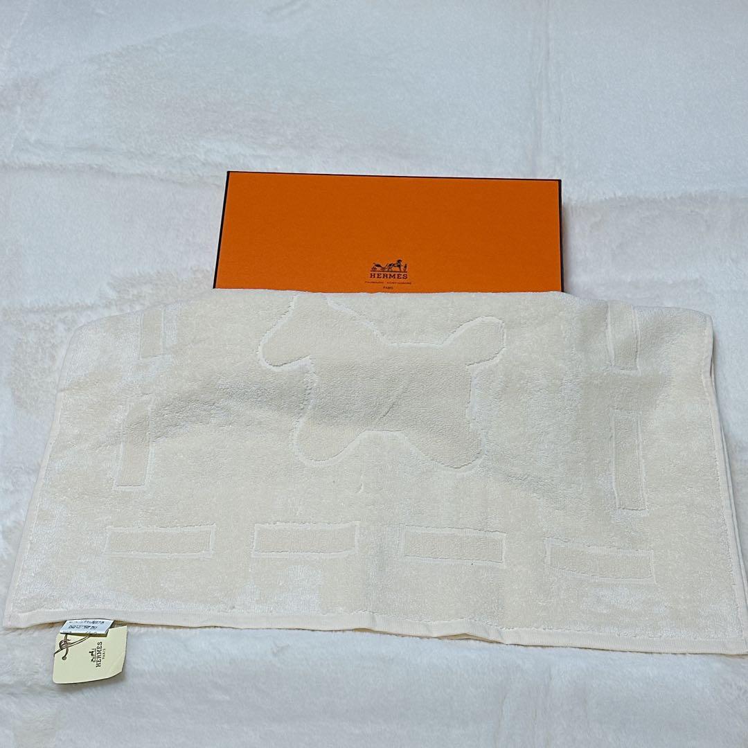 未使用品　エルメス　ベビー　木馬バスタオル