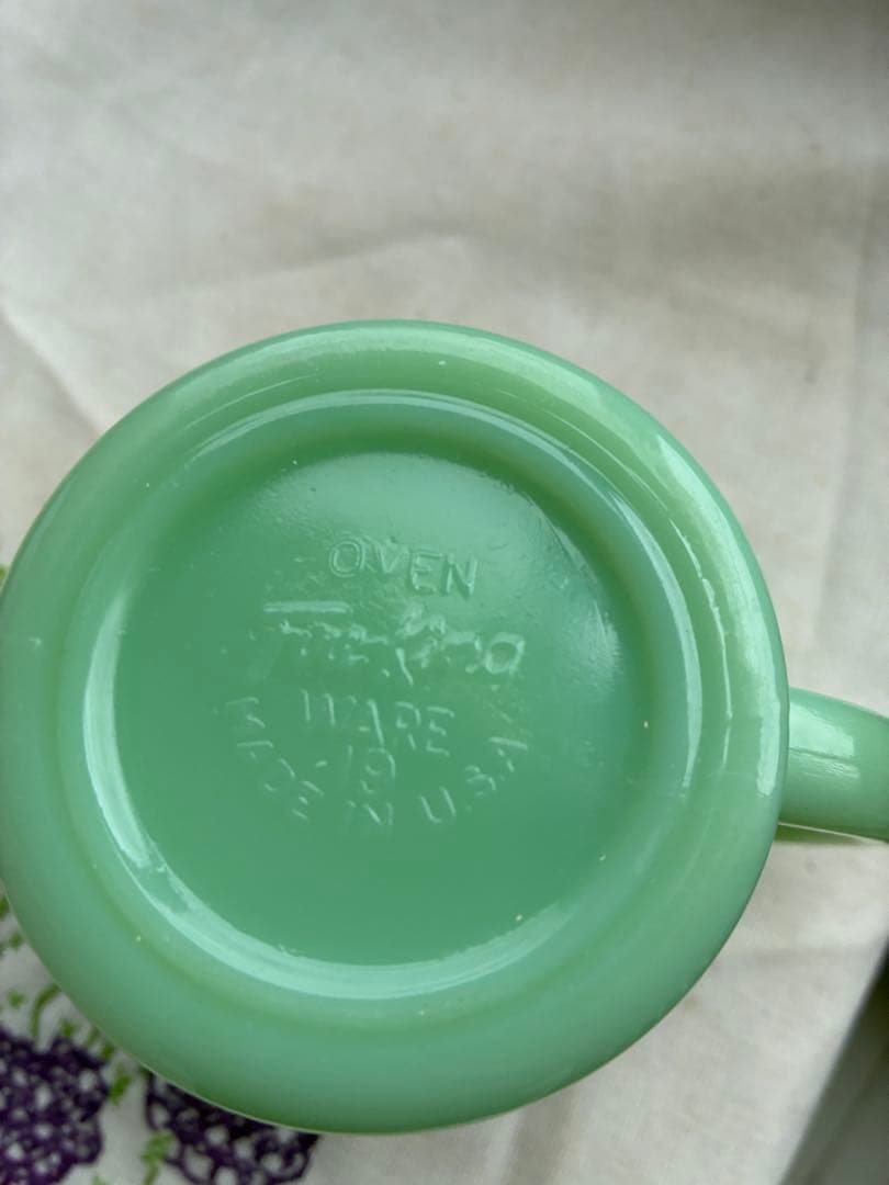 Fire King ファイヤーキング ジェダイ Dハンドル マグ　カップ 美品