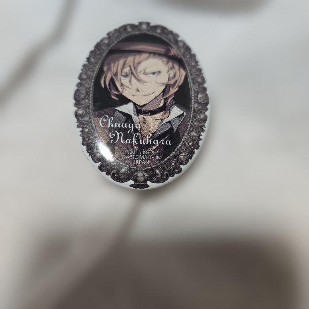 文スト ブローチ 風缶バッジ 中原中也