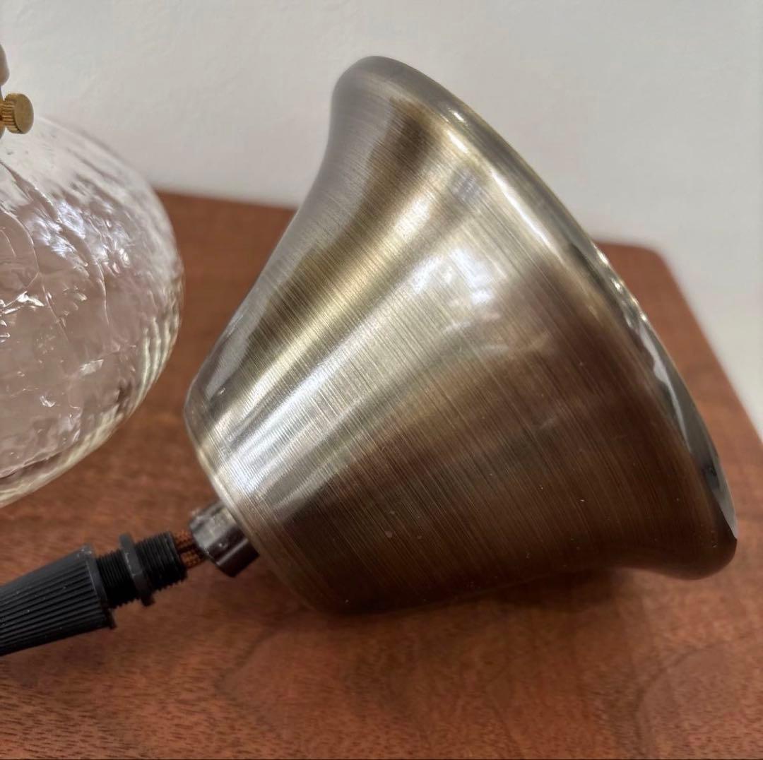 安土草多　ペンダントライト [E17] 平球 クラック　 ガラス 照明