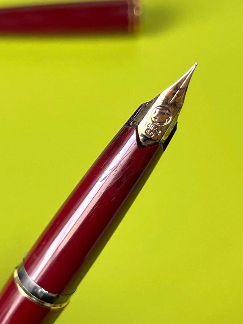 【F】貴重！モンブラン　高級万年筆 14K MONTBLANC ペン先14金