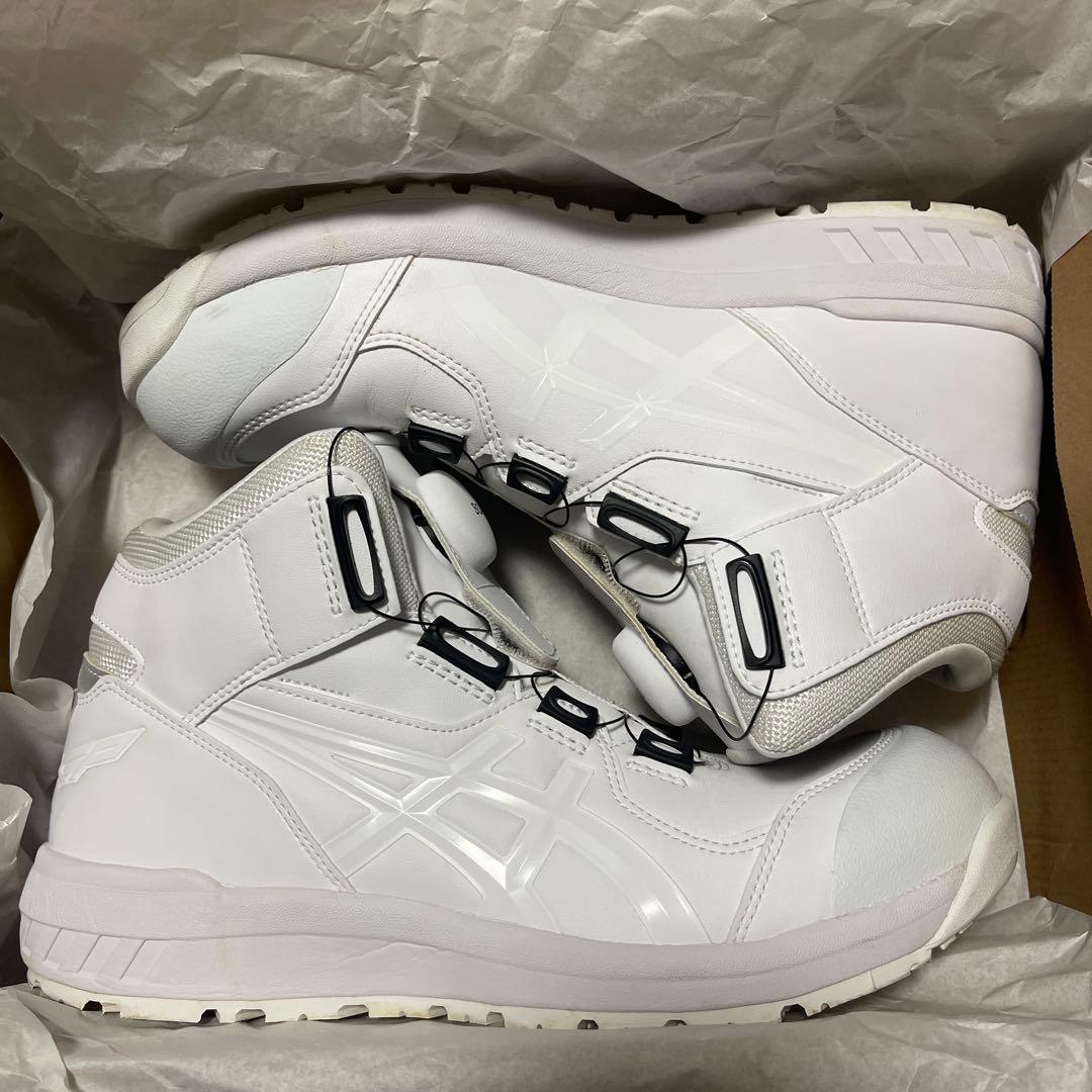 ASICS BOAシステム安全靴 ホワイト　CP304