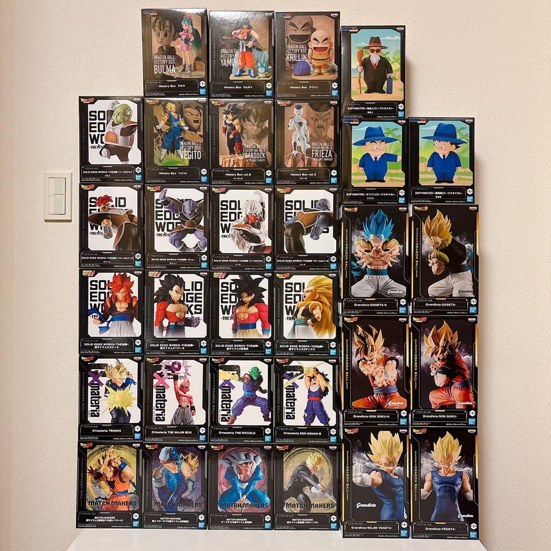 新品未開封 ドラゴンボール フィギュア32種 ブルマ・ヤムチャ・クリリン・亀仙人