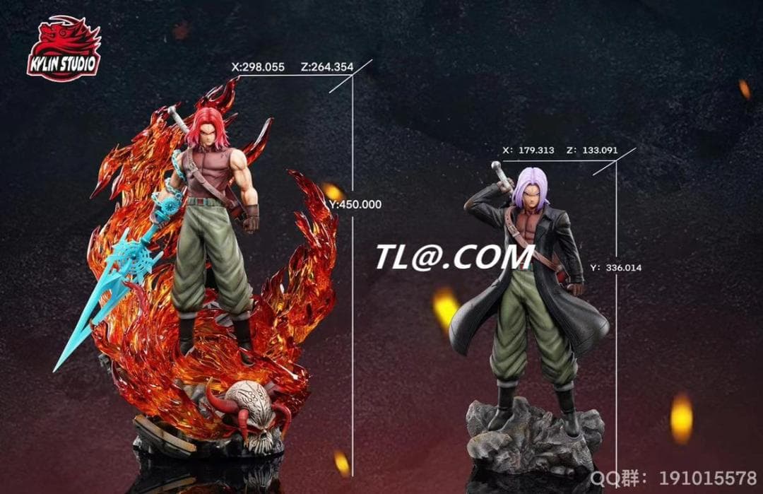 新品未開封『ドラコンボール』　Kylin　トランクス　ガレージキット スタチュー