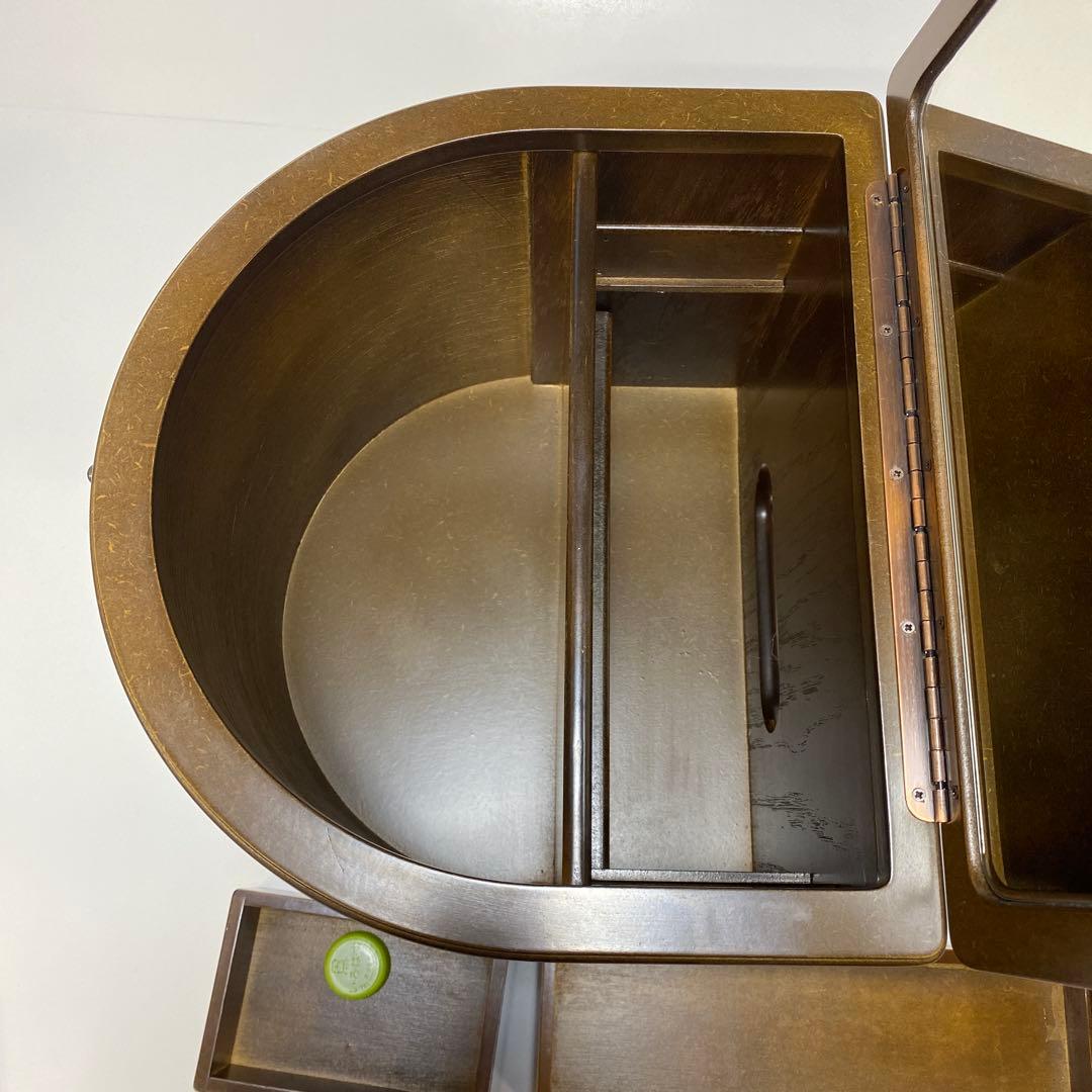 インテルナ南條　鏡台　パリの雑貨屋　木製　レース　メイクボックス　化粧台　1点