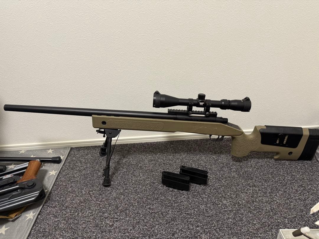 スナイパーライフル バイポッド付き　m700 m40a5