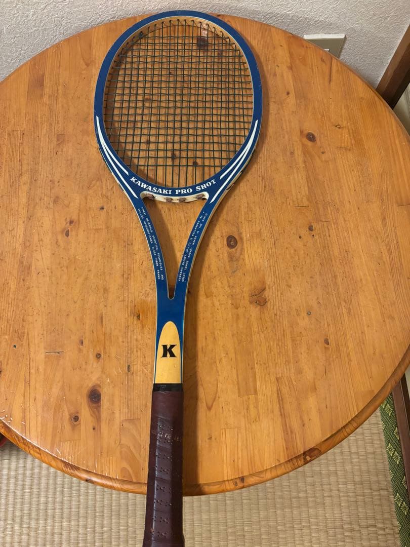 KAWASAKI PRO SHOT ヴィンテージ￼木製テニスラケット