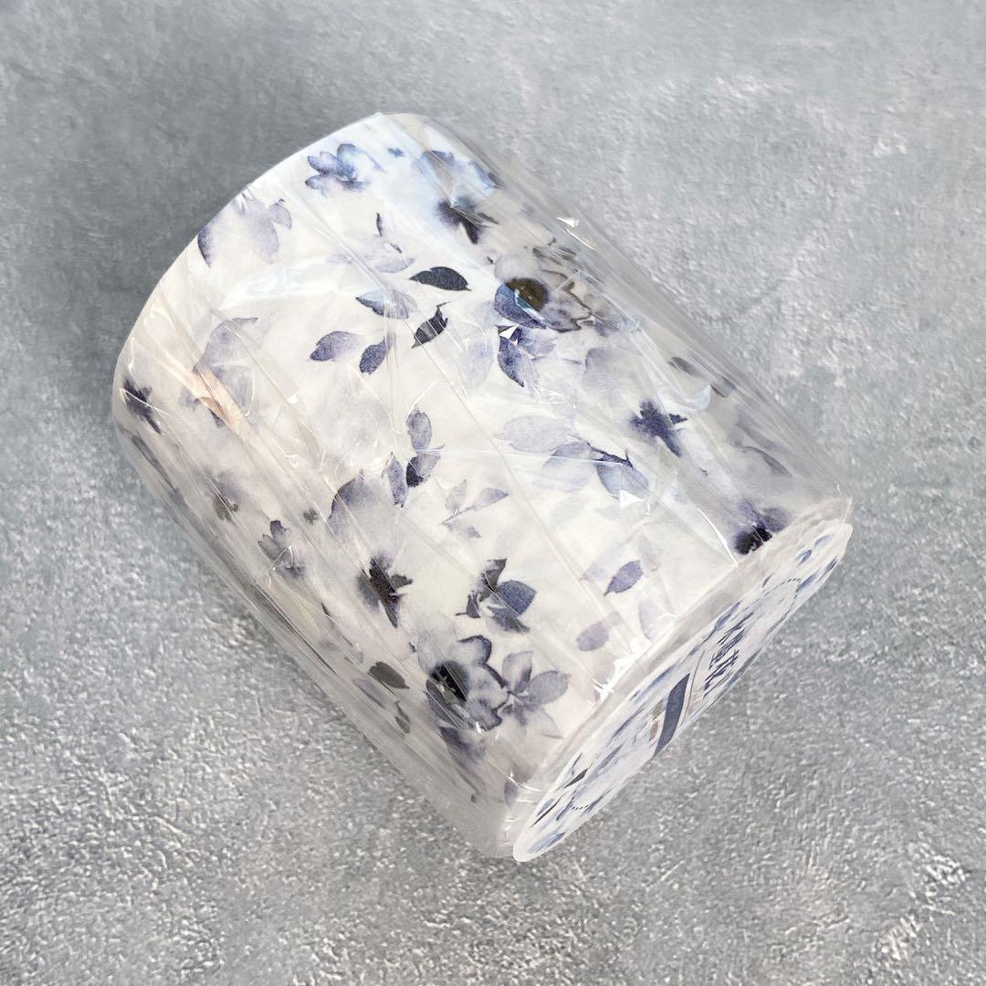 壹洱原创《水墨花I》海外マスキングテープ　マステ 【1561】