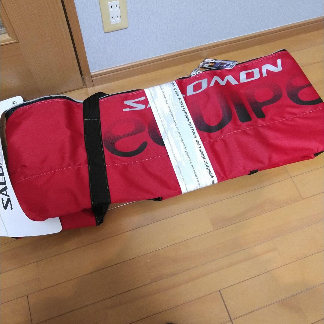 新品　SALOMON SQUAD スキーケース レッド/ブラック