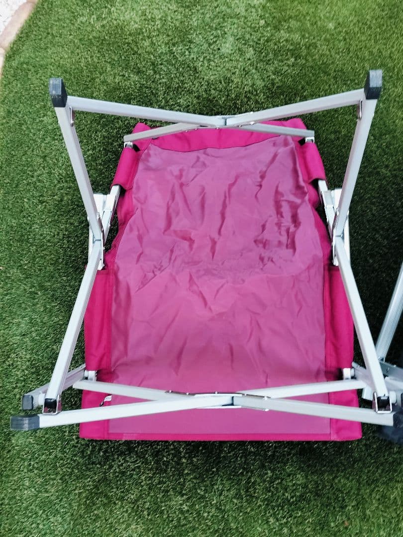 ☆美品☆２脚セット☆小川キャンパル　リラックアームスチェア