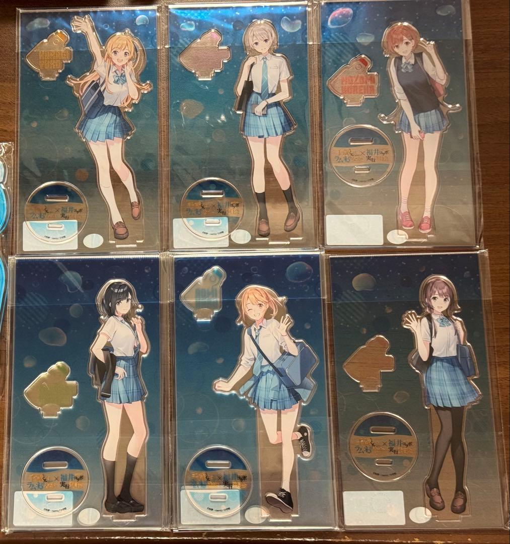 千歳くんはラムネ瓶のなか　福井コラボ　アクリルスタンド　6点セット