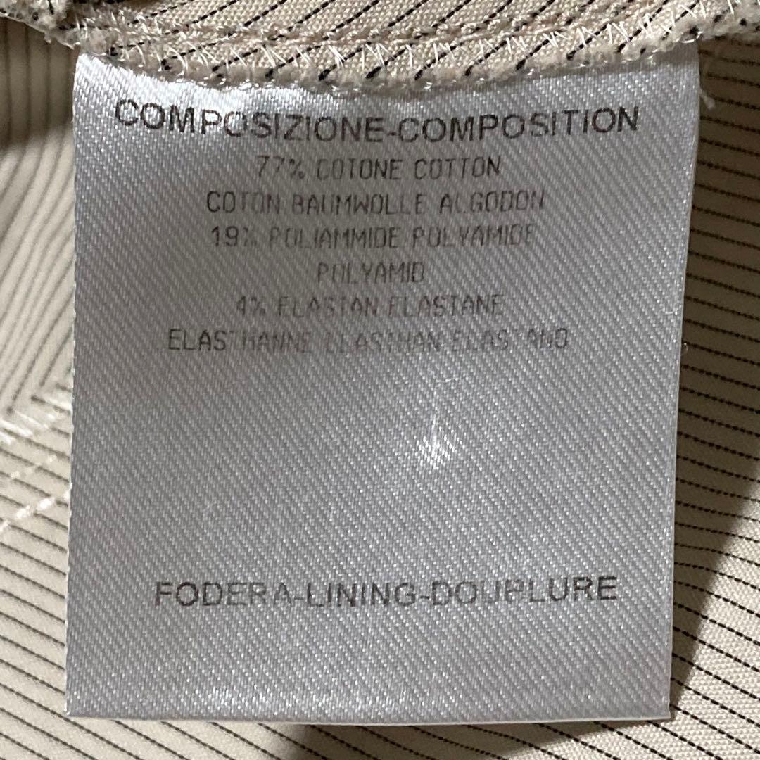 希少　グッチ　GUCCI （40） 長袖シャツ　ブラウス　ストライプ　特殊ボタン