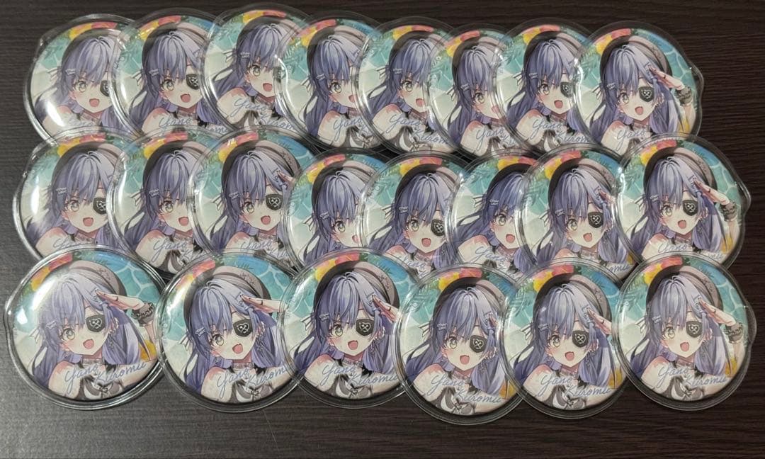 ぶいすぽっ！サマービーチ2024 夜乃くろむ缶バッジ　22点