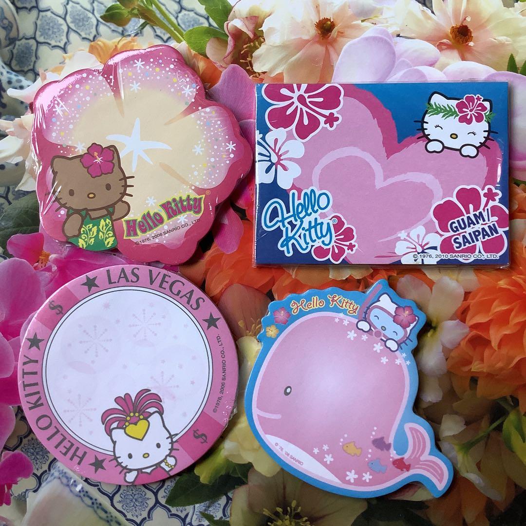 キティ　メモ帳　ハワイ