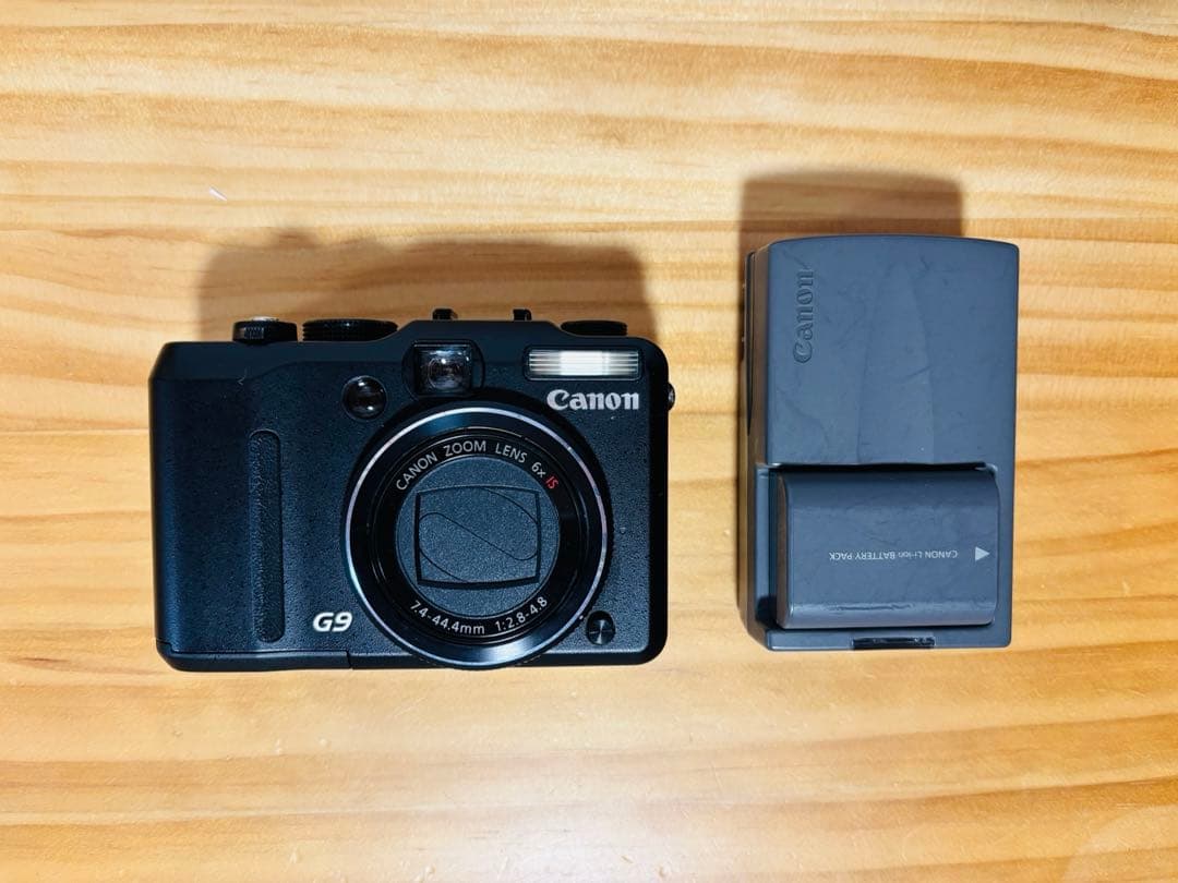 CanonPowerShot G9 動作良好 純正バッテリー・充電器付 コンデジ