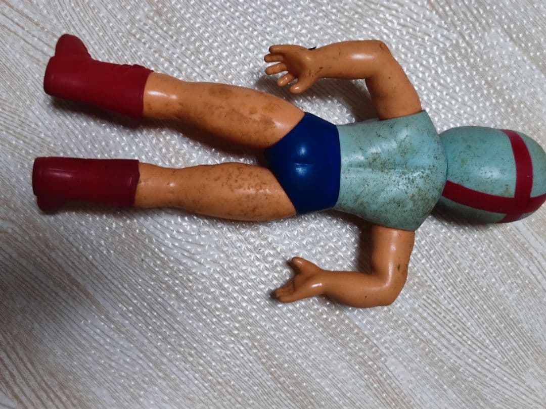 中嶋製作所 タイガーマスク ゴルゴダクロス ソフビ 辻なお 梶原一騎 昭和レトロ