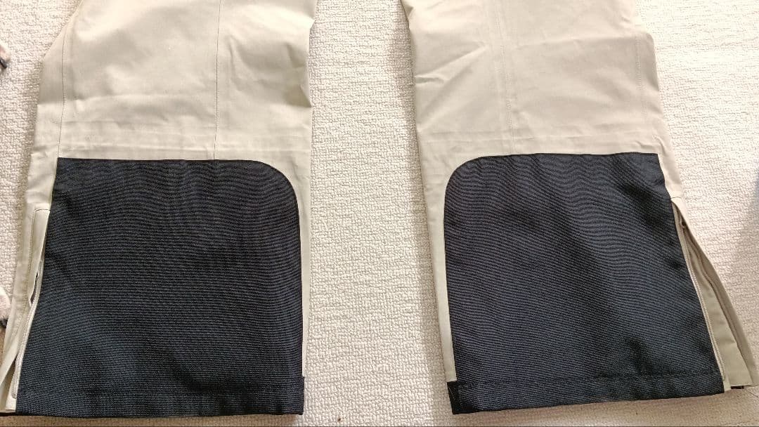 美品 unfudge アンファッジ PEEP BIB PANTS ベージュ