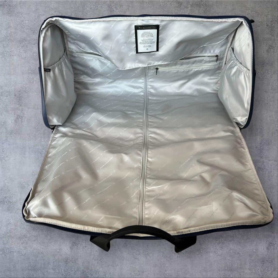 【極美品】高級ベゼル ボストンバッグ 大容量 ゴルフ 肩紐無し フェイクレザー