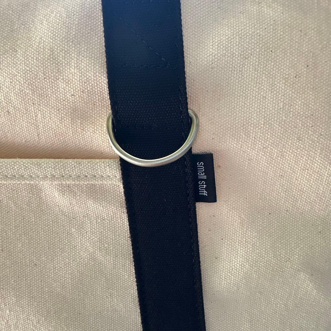 small stuff(韓国のブランド)キャリーバッグ ホワイト/ブラック