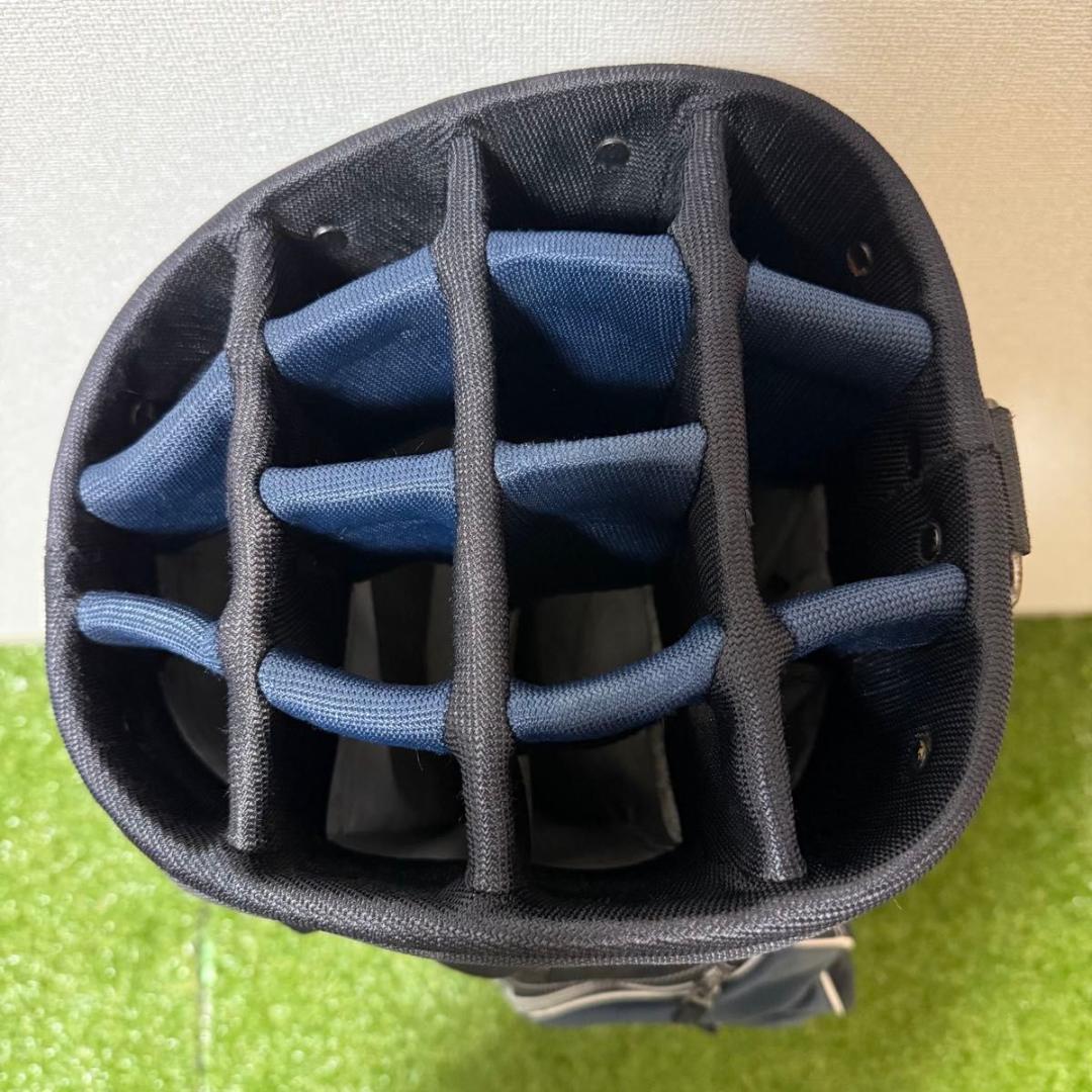 レア！ Taylormade キャディバッグ 14分割 軽量 多機能 ネイビー