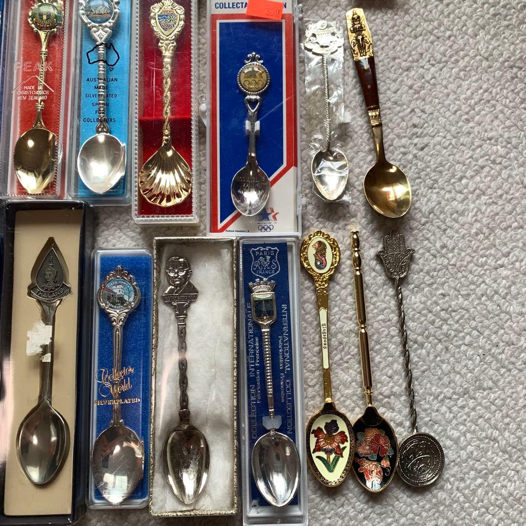 髭二重様 旅行記念 コレクターズスプーン スーベニアスプーン ほぼ箱入り36本