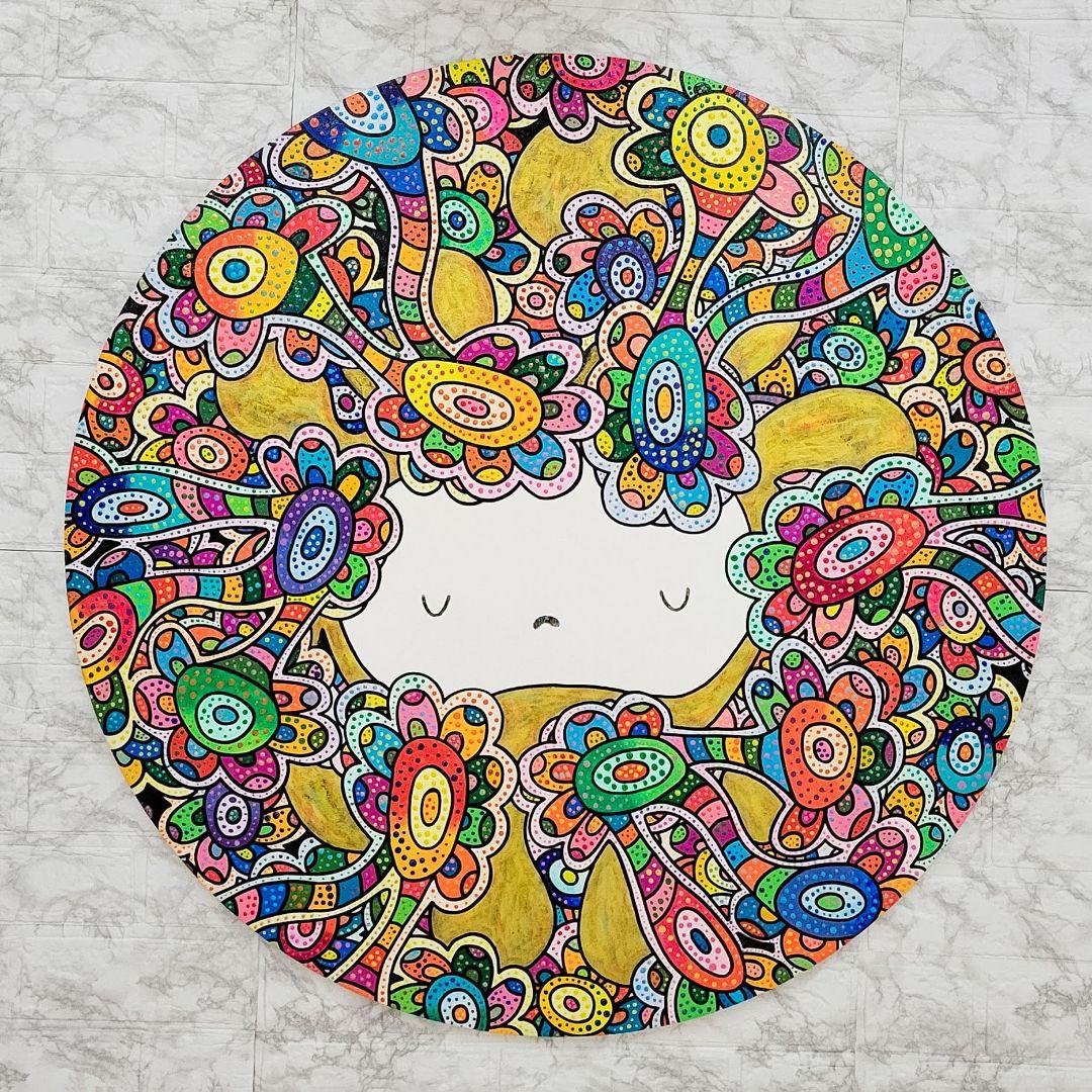 ★鈴木哲也★丸80 現代アート 原画 絵画 ポップアート ★送料無料#141