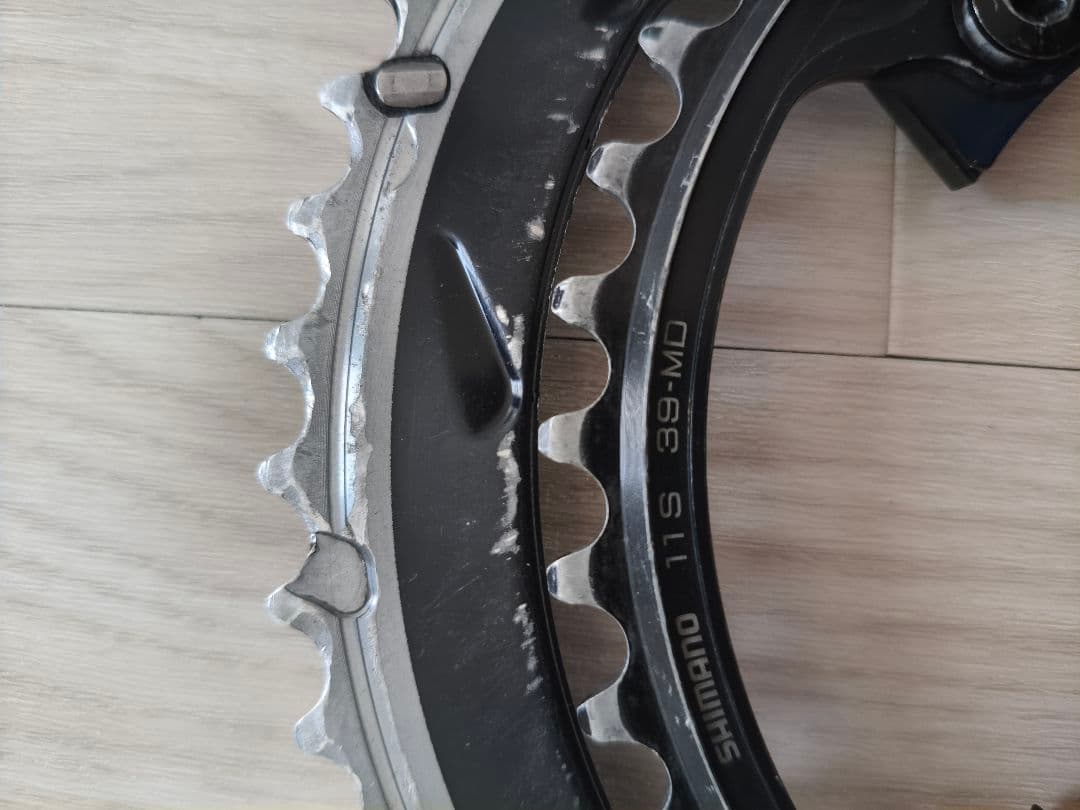 duraace9000 53T 39T チェーンリング