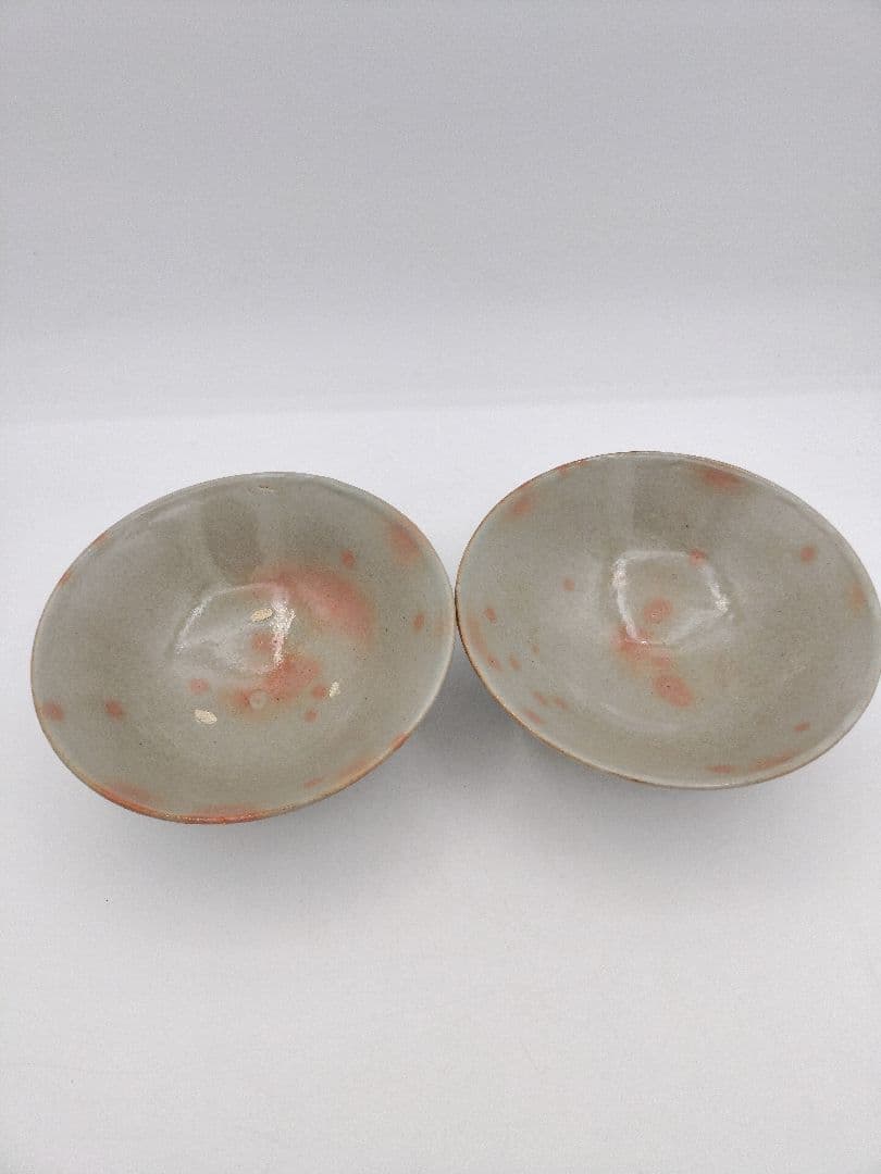 b437 平茶碗 狂言袴 10客 木箱 茶道具 古物