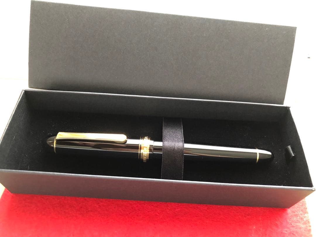 プラチナ 万年筆 センチュリー #3776 ブラック　中字