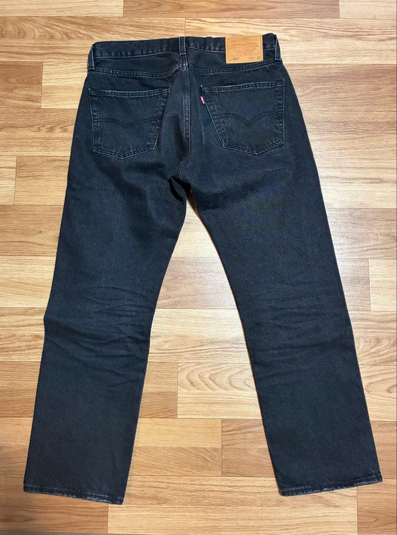 リーバイス Levis EDIFICE別注 501 ブラック W32 L28