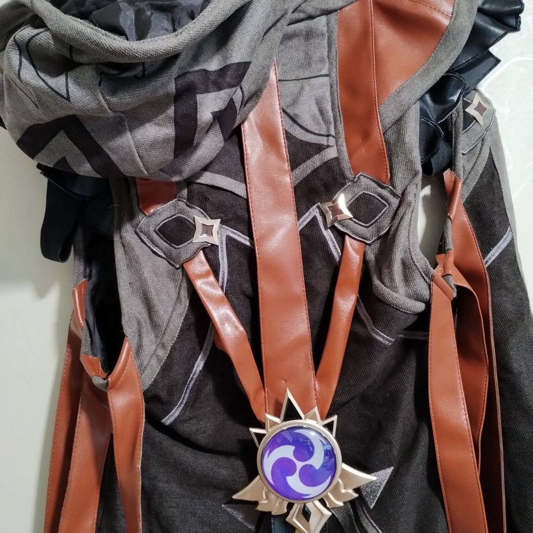 ぬ*読様 激レア 三分妄想 原神 レザー 衣装 ウィッグ 靴 フルセット 販売終