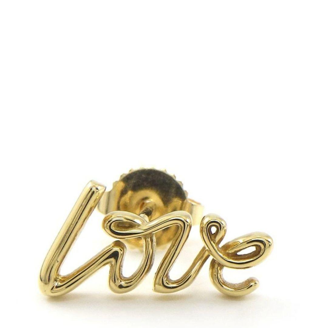 希少✨ ティファニー ピアス パロマ・ピカソ グラフィティ ラブ K18YG