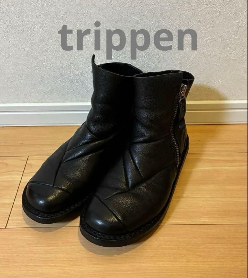 かおり　trippen トリッペン ショートブーツ サイドジップ