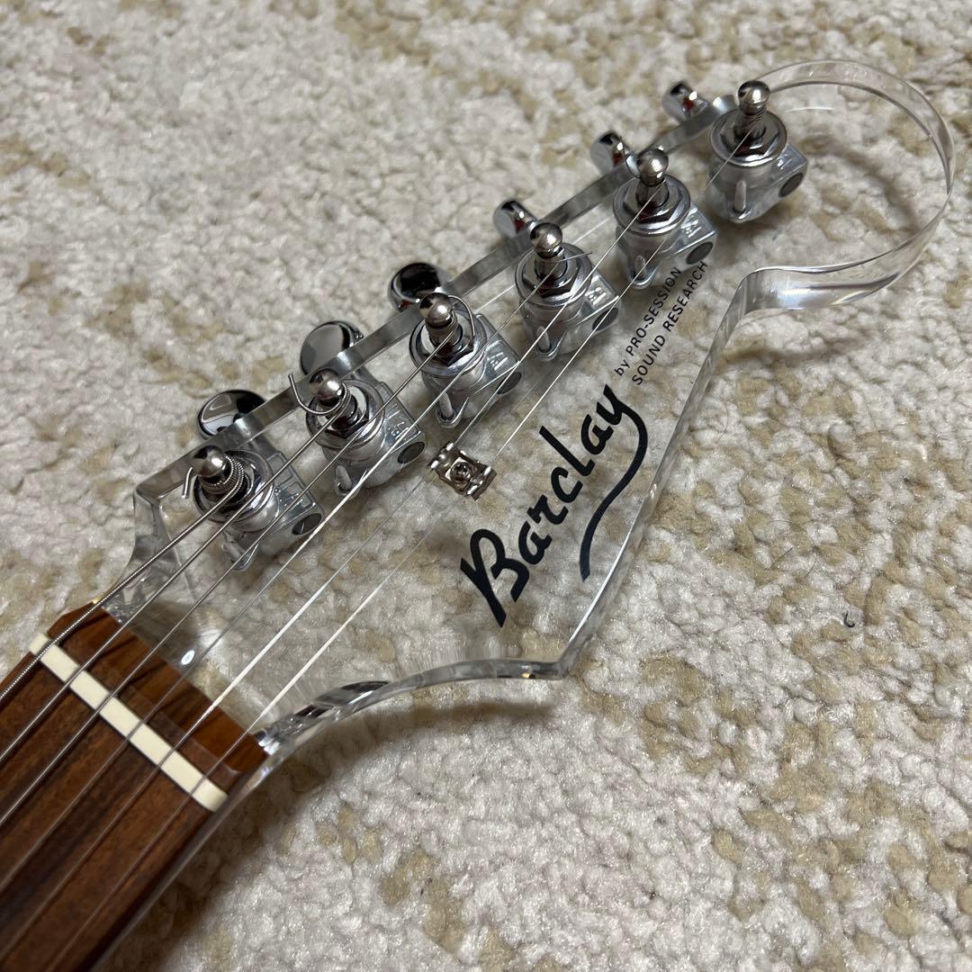 Barclay アクリル ボディ エレキギター ジャンク