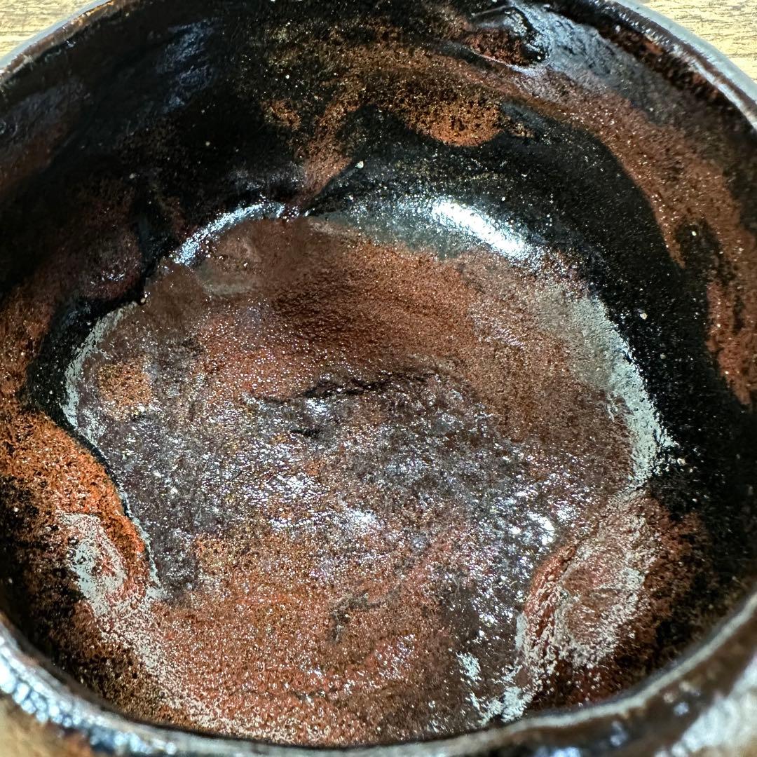 a738 送料込 光悦写紙屋茶盌 三代 昭楽造 在銘 四方桟共箱 茶道具 抹茶碗