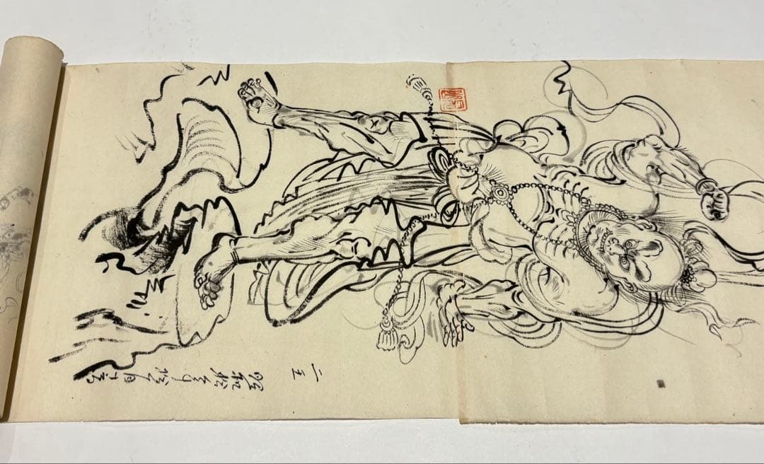 「古仏像参考集」昭和18年写 10図1巻|仏教美術 佛像 仏画 和本