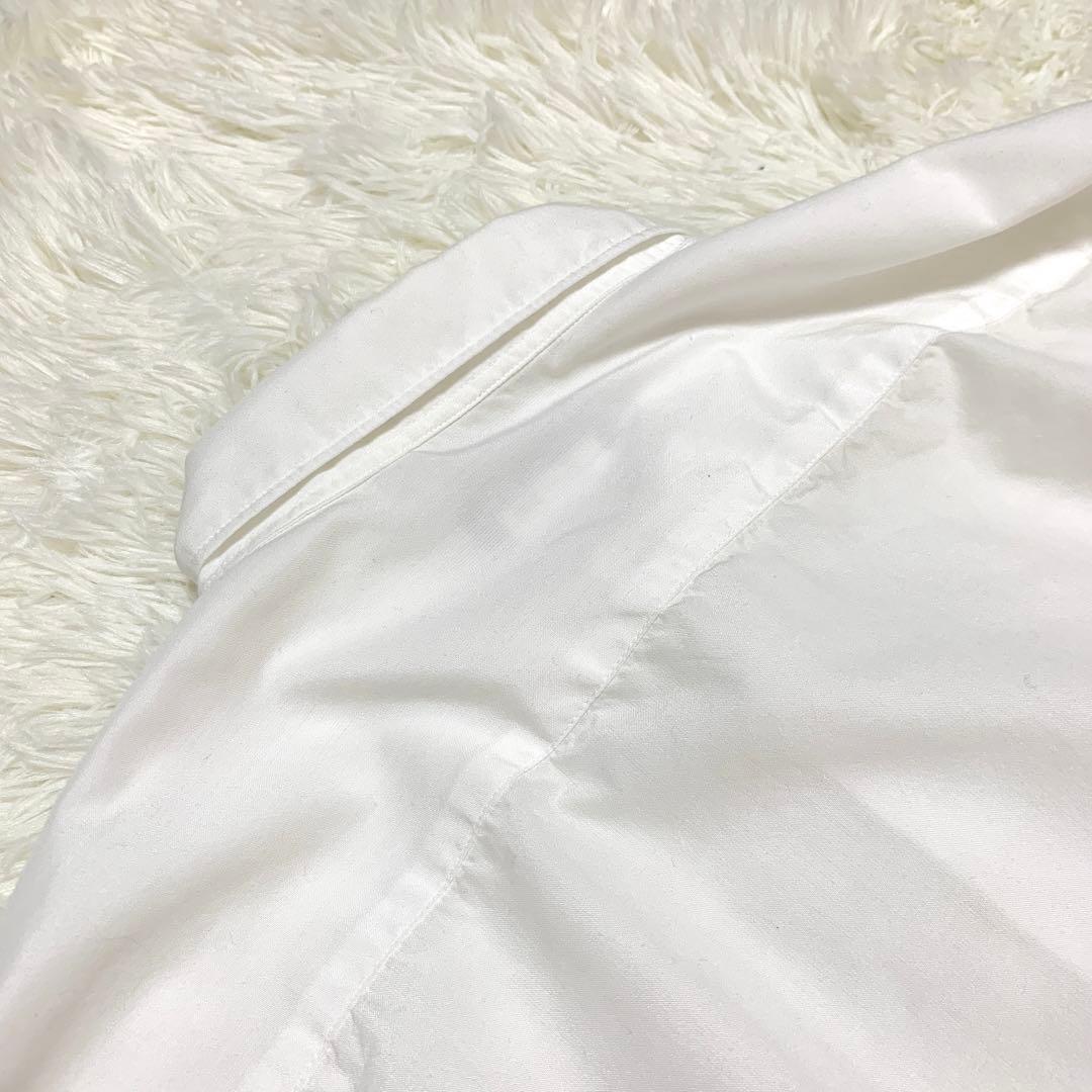 【オルランド期・未使用級】コムデギャルソンオムプリュス ホワイトフリルシャツ S