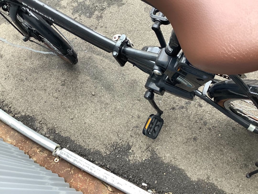 ベルテック新機種電動アシスト自転車折りたたみ20インチ　ブラックボディー